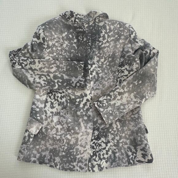 Truth And Pride Speckled 100% Silk Blazer Jacket Lightweight Fully Lined Size M - Picture 3 of 11